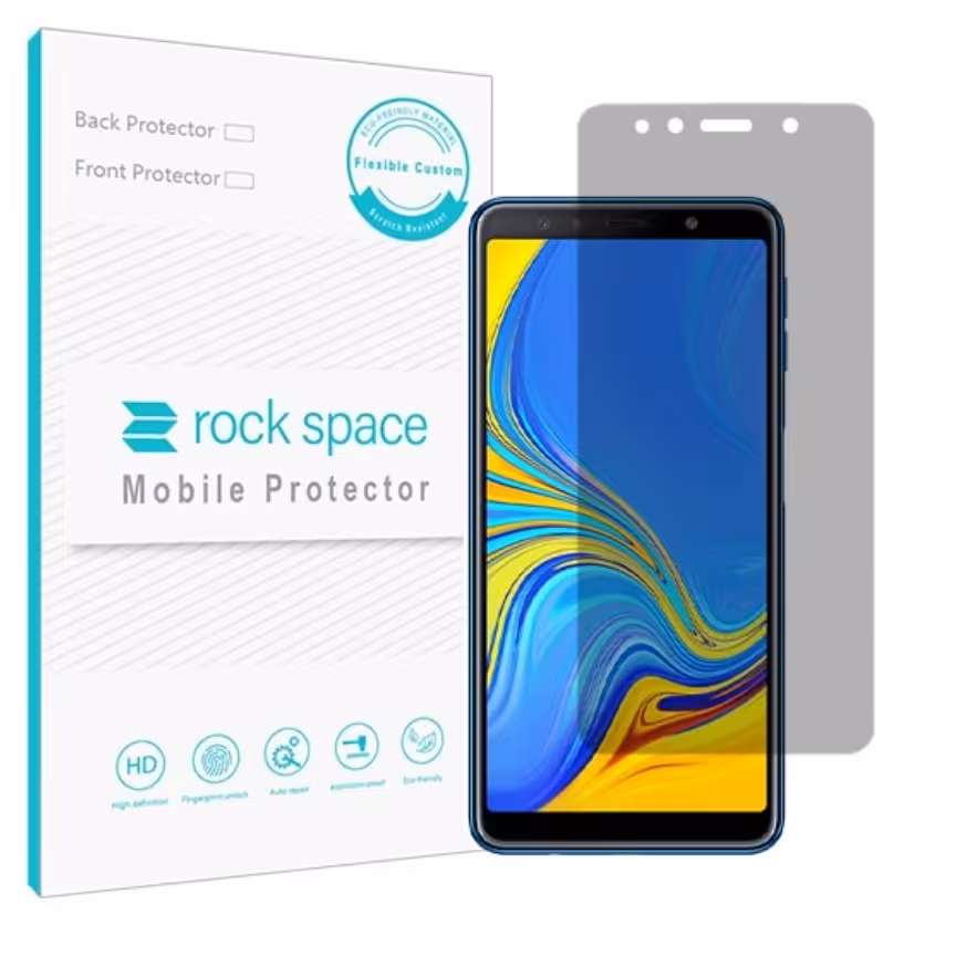 گلس پرایوسی (حریم شخصی)نانو و ضد ضربه گوشی سامسونگ A750  برند راک اسپیس