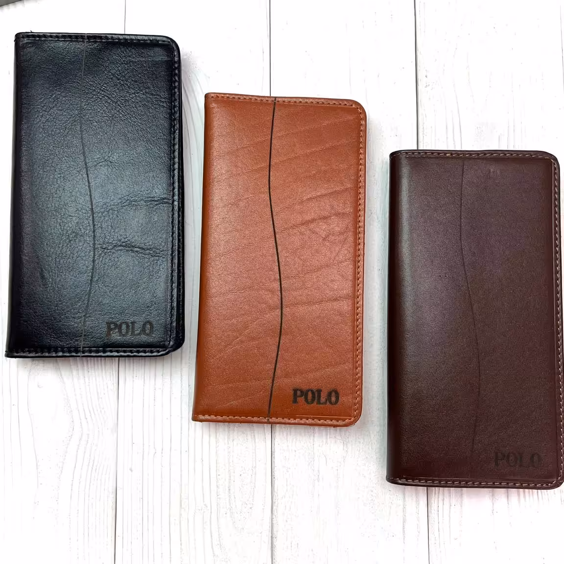 کیف پول و کارت مردانه پالتویی چرم طبیعی 