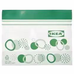 کیسه زیپ دار ایکیا بسته 25 عددی  مدل ISTAD                     سایز 0.3 لیتر