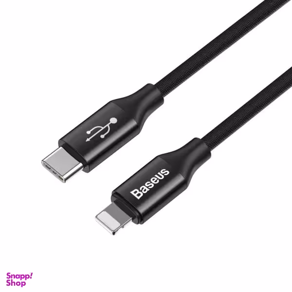 کابل تبدیل USB-C به لایتنینگ باسئوس مدل Yiven طول 1 متر