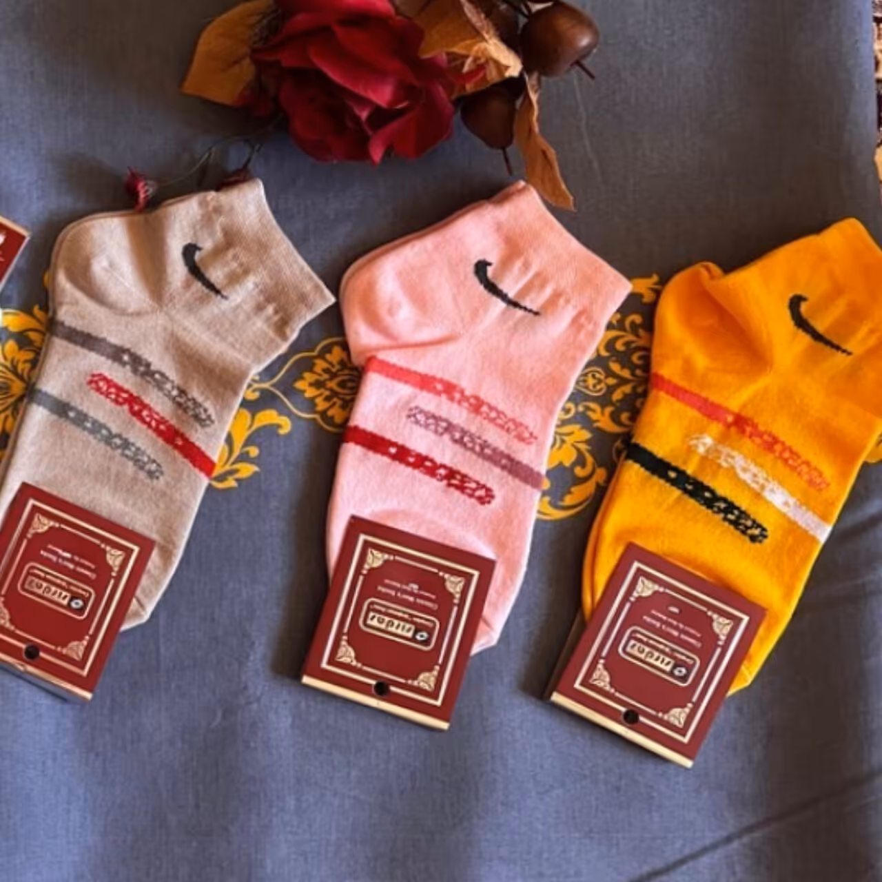 جوراب نخ پنبه صادراتی بسیار اعلا ارزانتر از خودِ تولیدی مناسب برای سایز 35 تا 40 پا