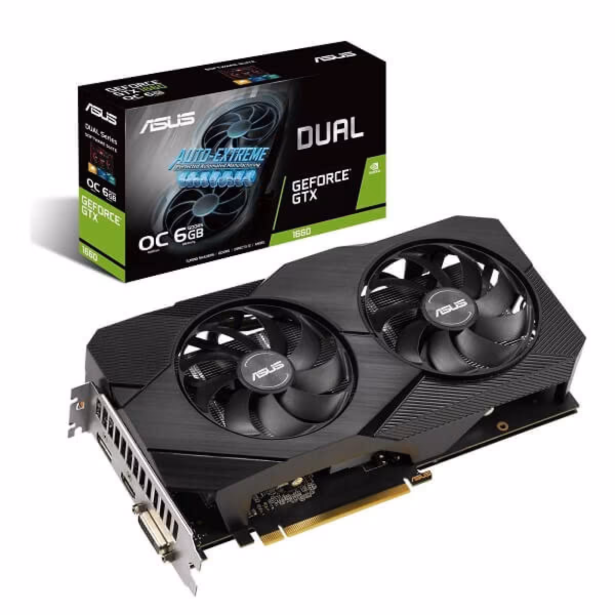 کارت گرافیک ایسوس مدل ASUS DUAL GTX1660 OC 6G EVO D5