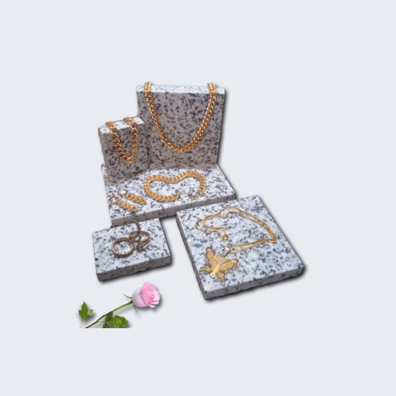 استند جواهرات رومیزی سنگی  