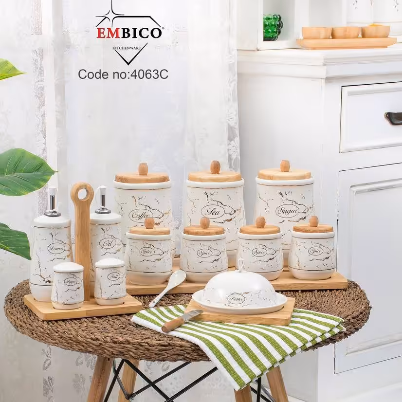 پا سماوری 12 پارچه سرامیکی