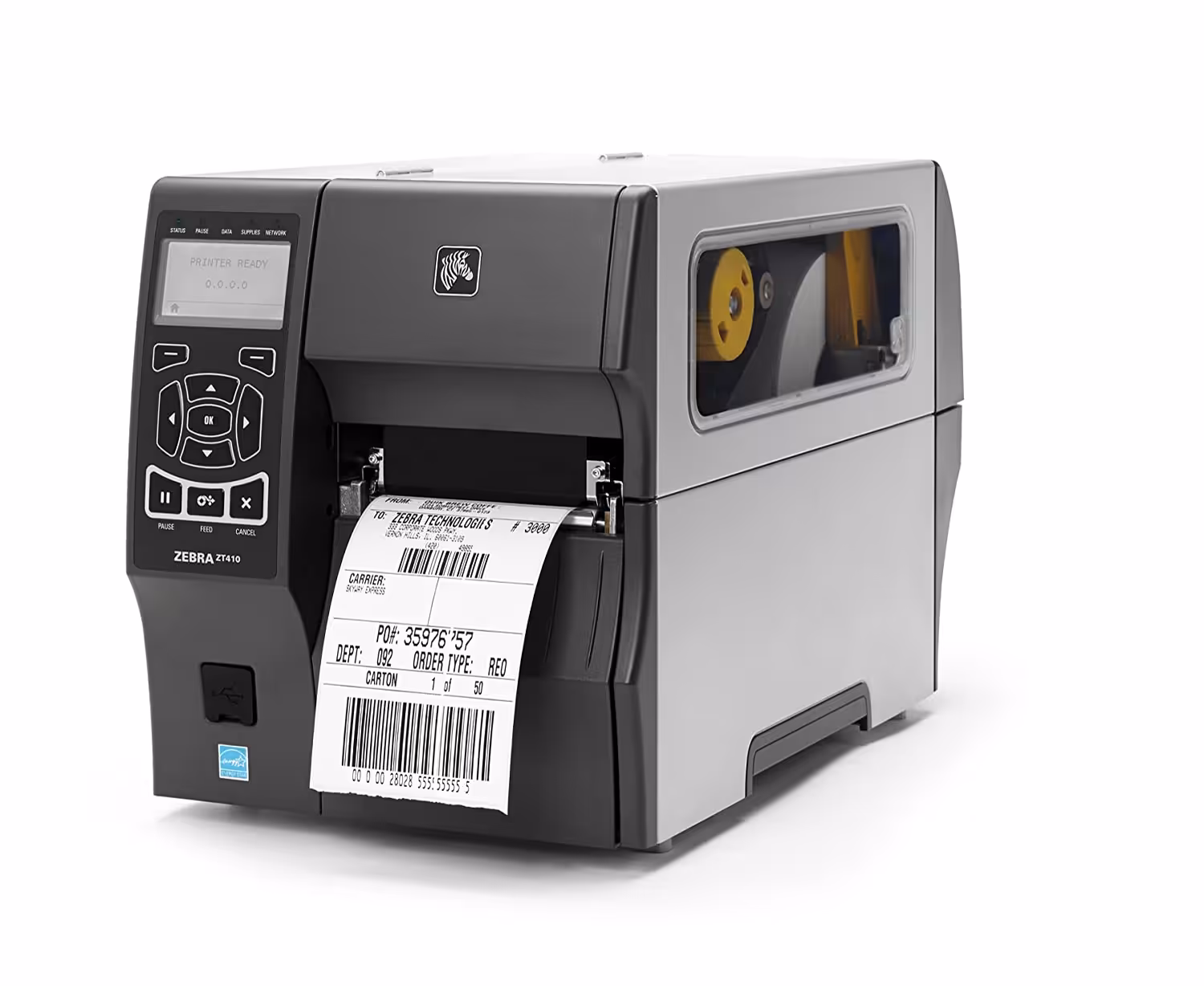 لیبل پرینتر زبرا مدل ZT410 رزولوشن 203 dpi