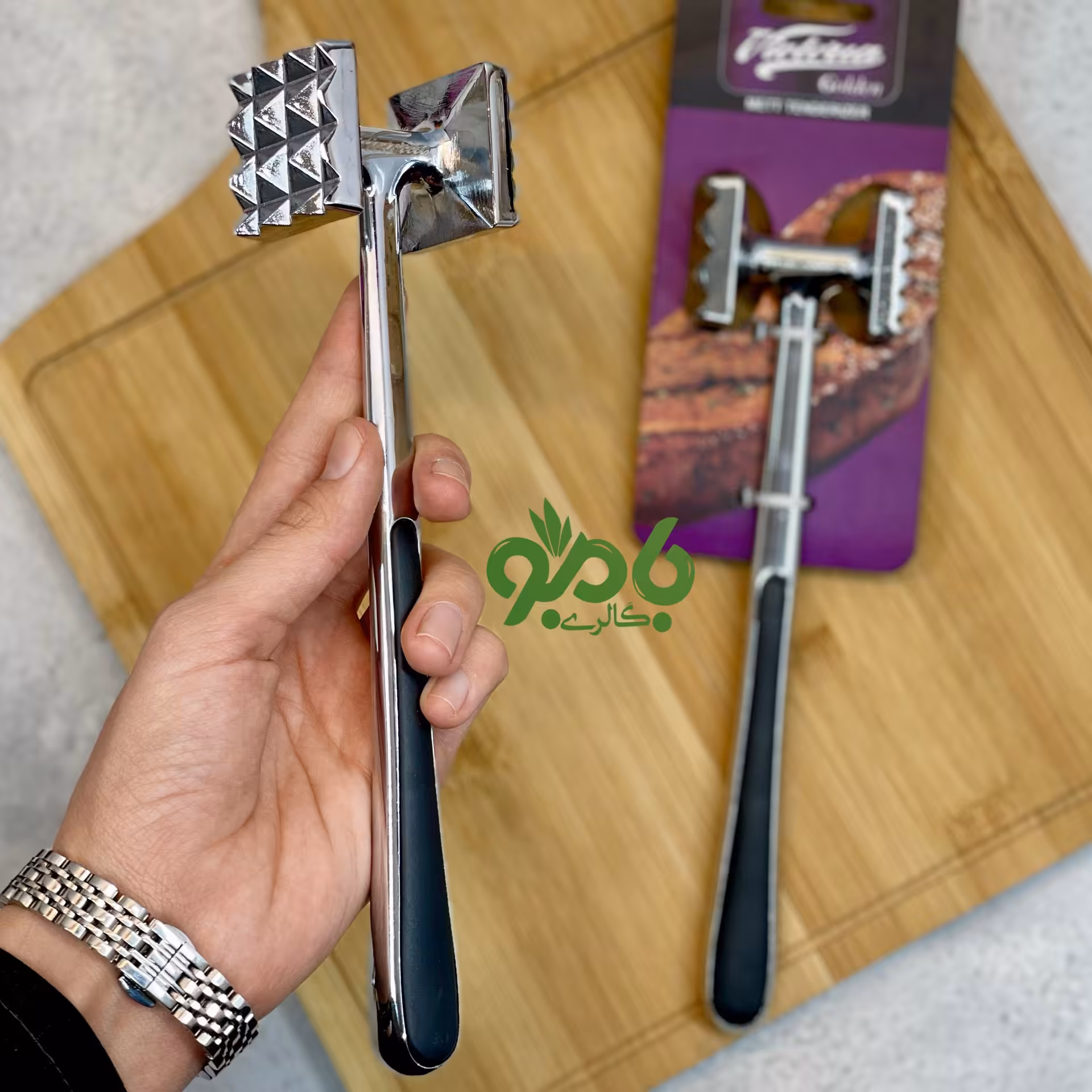 بیفتک کوب استیل ویکتوریا مربع سیلور