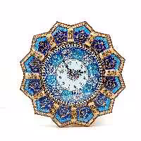 ساعت خاتم و مینا کاری طرح خورشید هوریکس