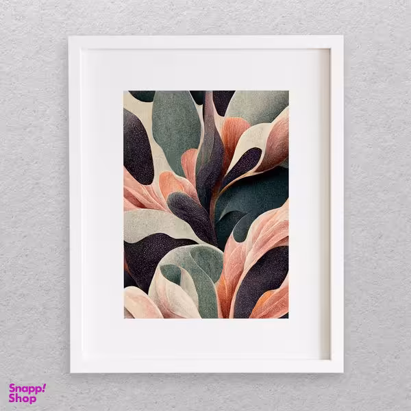 تابلو مدل انتزاعی طرح گل کد 476