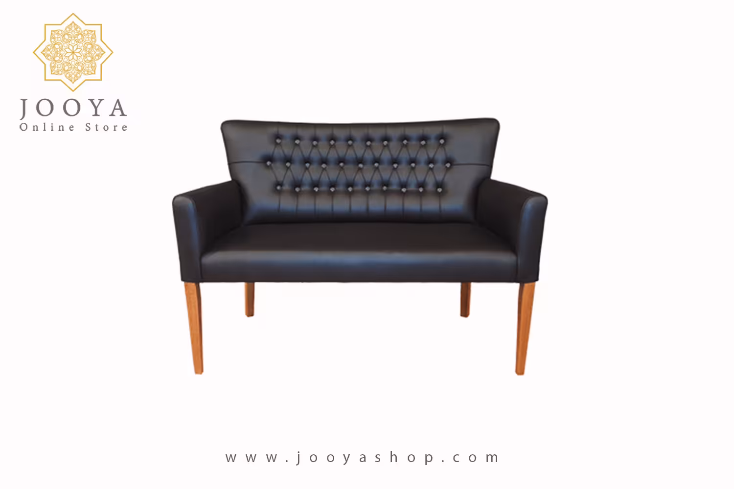 مبل دو نفره اداری نظری مدل لمسه Lamse Double Seat