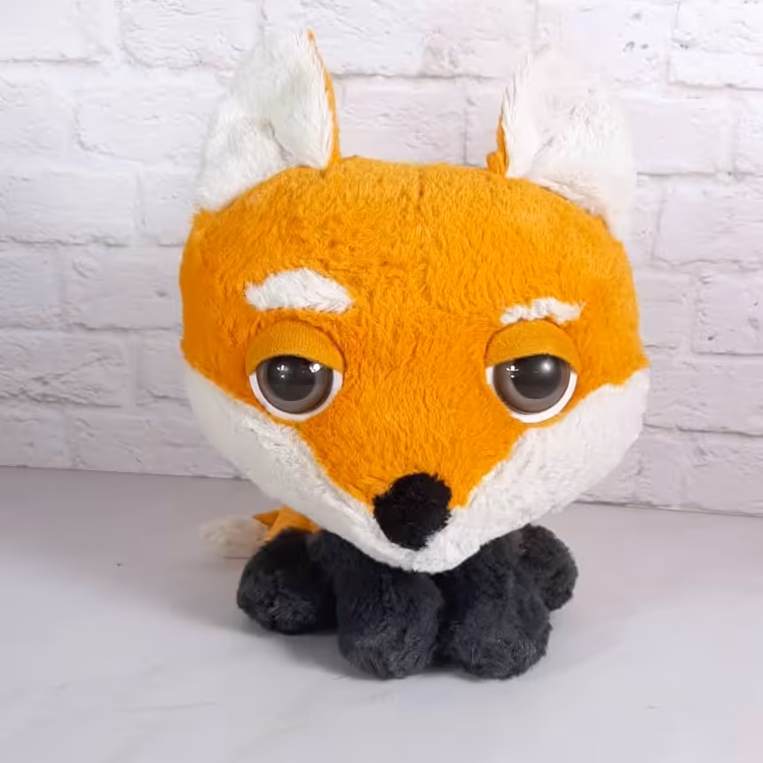عروسک روباه از مجموعه سرگنده ها از برند معتبر و تگ دار مناسب هدیه 