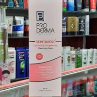 فوم شستشو و روشن کننده پوست صورت پرودرما 200 میل