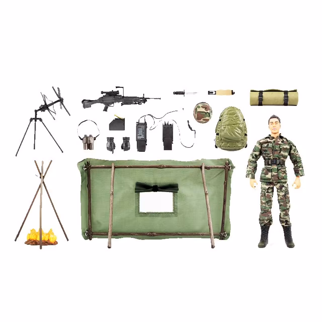 ست اسباب بازی جنگی مدل gunner playset کد 90402