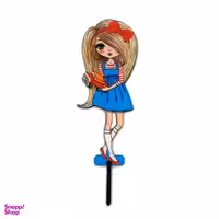 تاپر تزیین کیک بهگز مدل دختر دانشجو