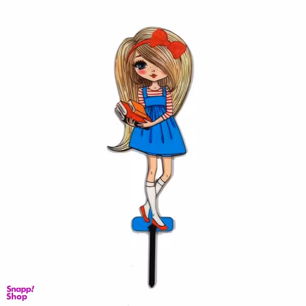 تاپر تزیین کیک بهگز مدل دختر دانشجو