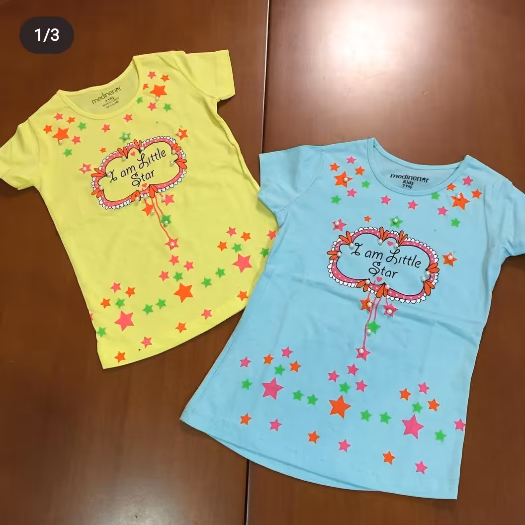 تیشرت دخترانه ترک مناسب 3 تا 4 سال