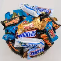 شکلات فله پذیرایی خارجی (اسنیکرز،مارس،بونتی)