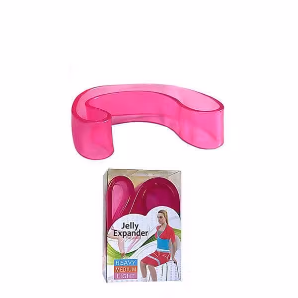 کش مینی لوپ ژله ای صورتی مدل Jelly Expander 1043-L