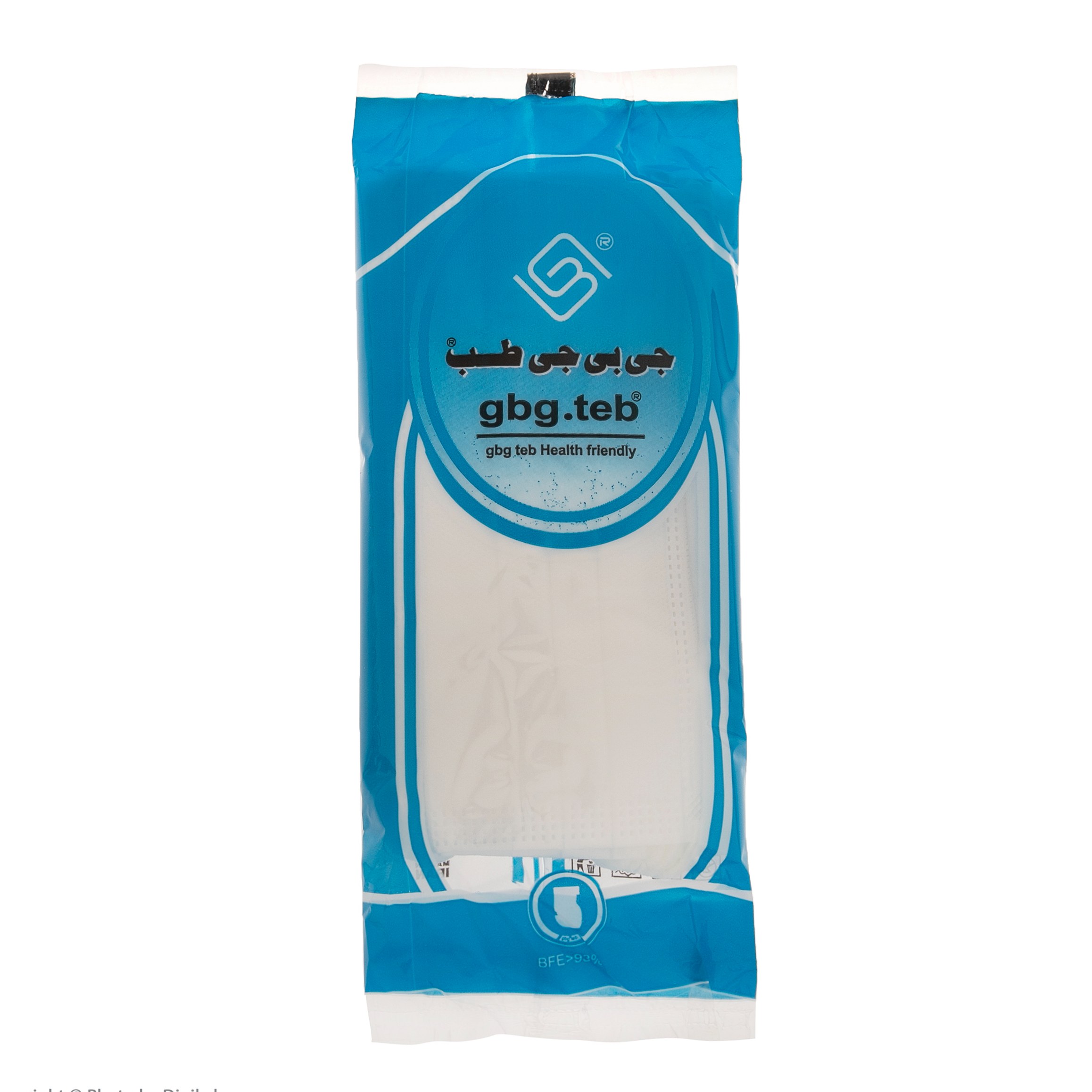 ماسک سه لایه جی بی جی طب بسته 10 عددی دارای چهار رنگ