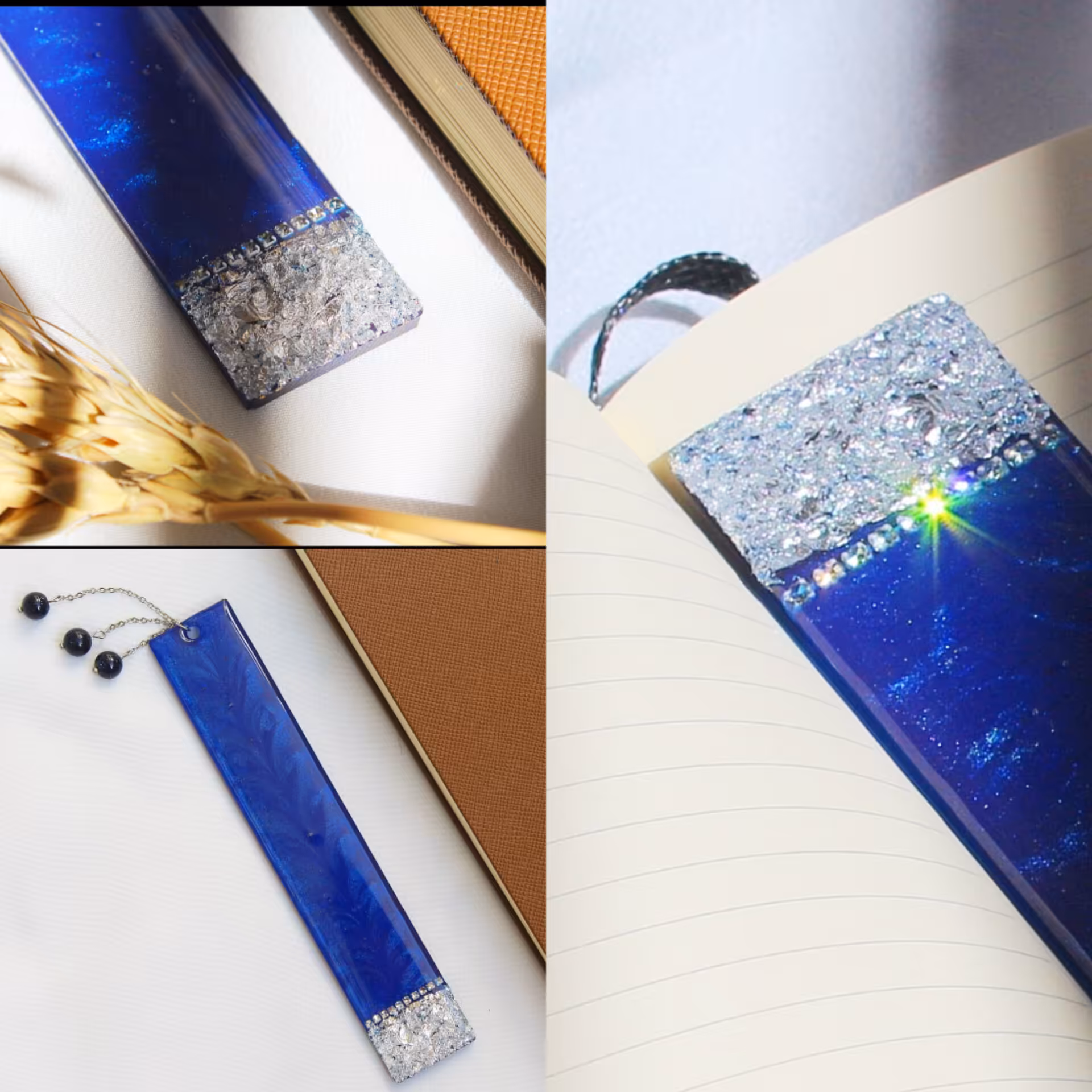 بوکمارک رزینی ورق نقره 