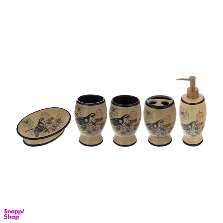 ست سرویس بهداشتی 5 تکه ندل 76