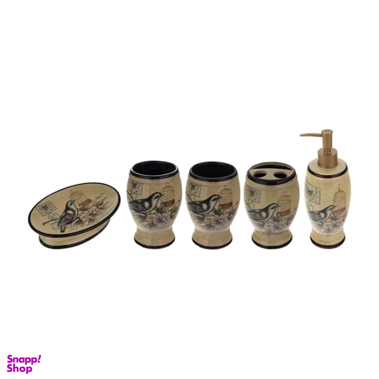 ست سرویس بهداشتی 5 تکه ندل 76