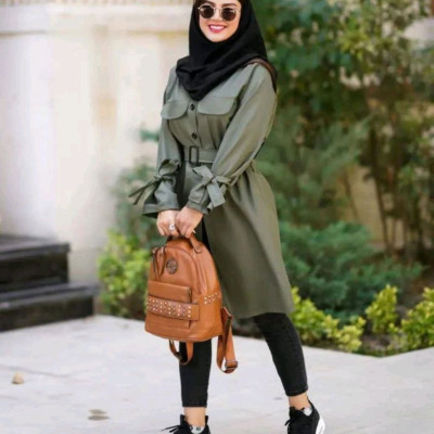 مانتو اسپرت زنانه تترون مدل ساحل