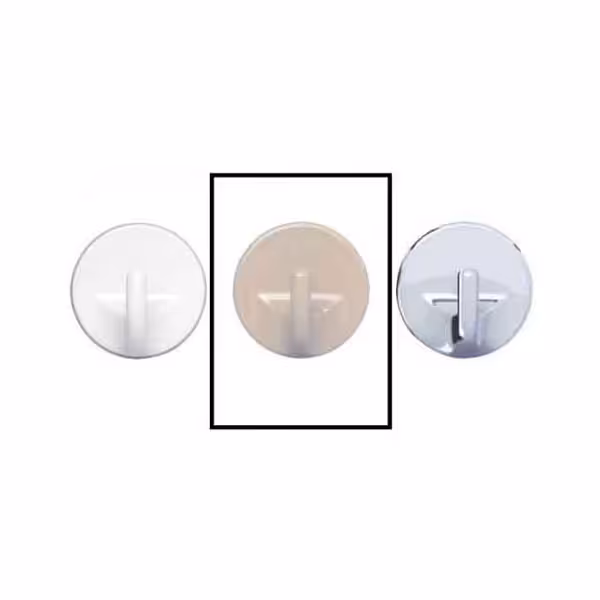 گیره آویز پلاستیکی چسبی mittel بسته 6 عددی