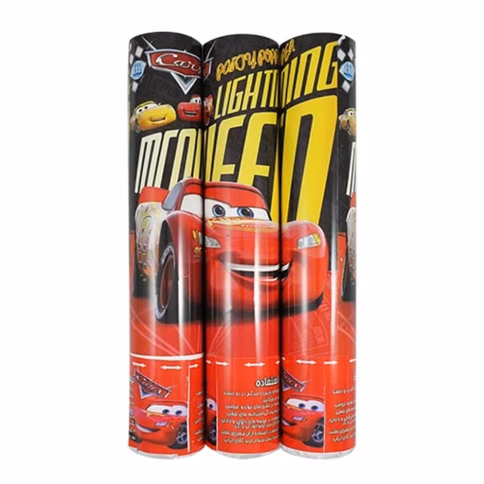 بمب شادی تم تولد ماشین یا مک کوین(استوانه شادی)