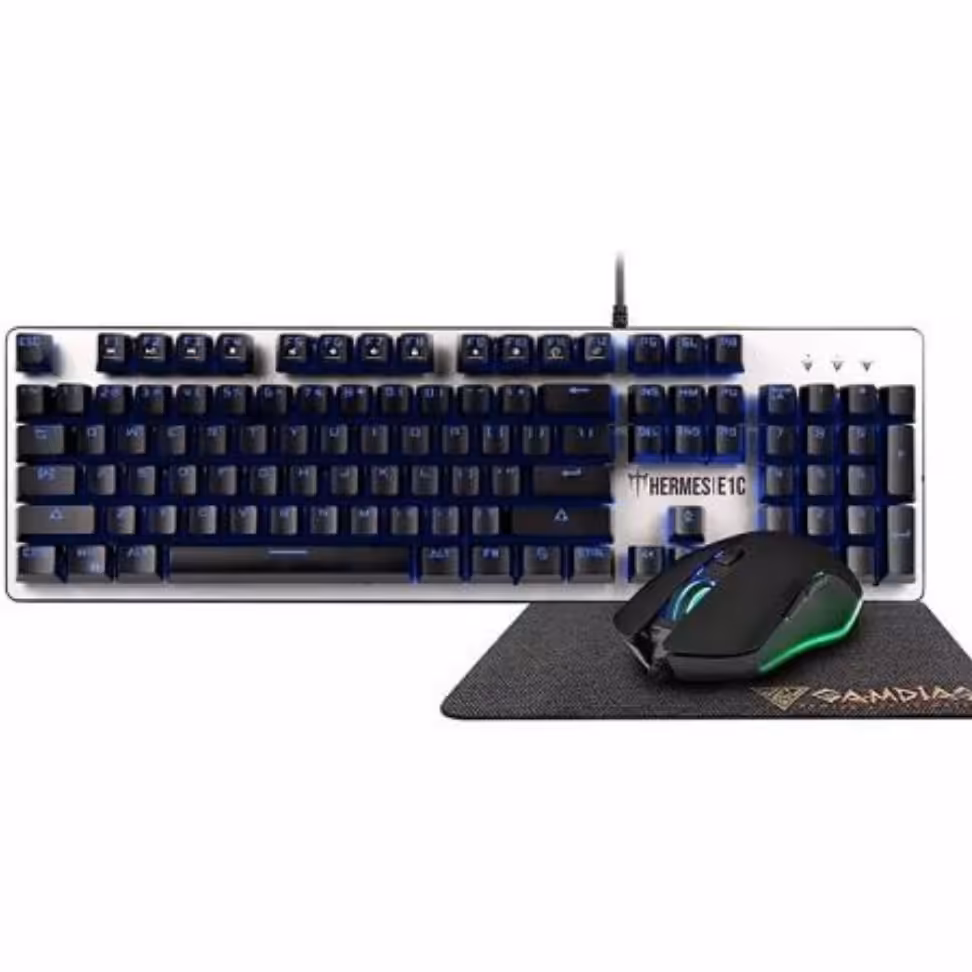 کیبورد و موس گیم دیاس HERMES E1C COMBO