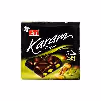 شکلات تلخ 54 درصد با پسته 70 گرم اتی - eti