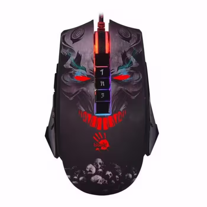 موس گیمینگ ای فورتک Bloody P85 SKULL
