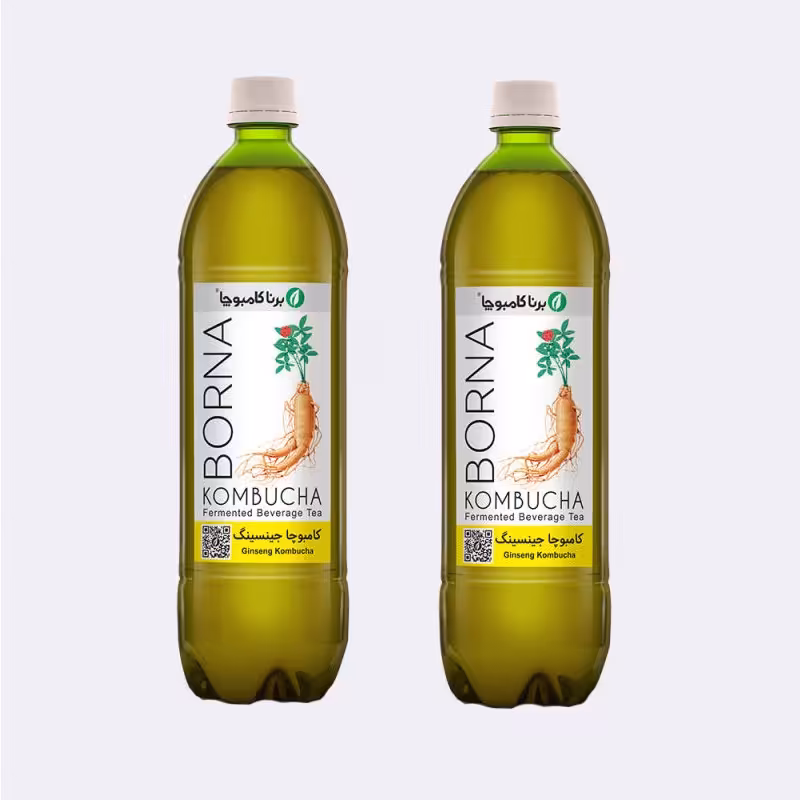 نوشیدنی کامبوچا جینسینگ - 1 لیتر بسته 2 عددی
