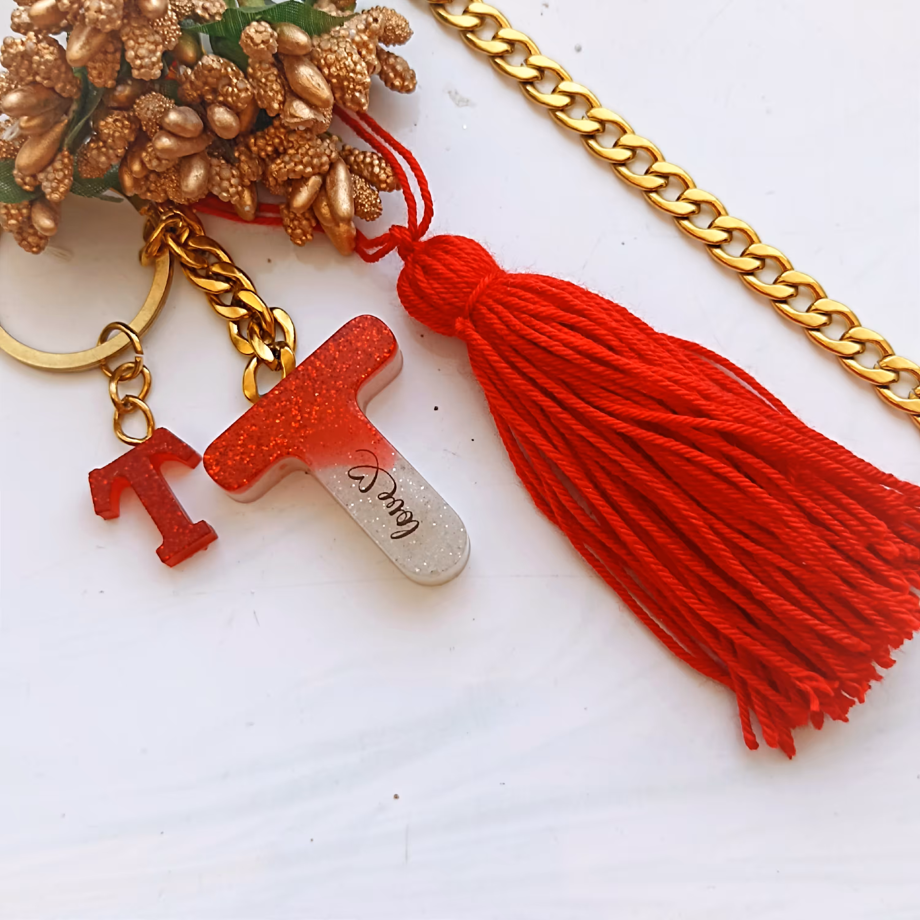 جا کلیدی ولنتاین قرمز جعبه دار مناسب کادو و هدیه ولنتاین خاص 