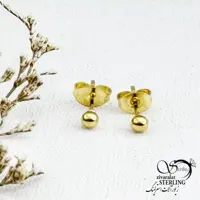 گوشواره میخی گوی متوسط برند استیل کد 12730