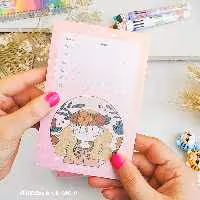 یادداشت تودولیست پانداک طرح دختر لپ گلی 50 برگ سایز 10 در 14