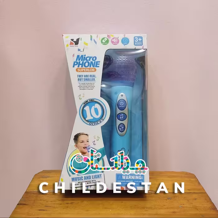 اسباب بازی میکروفن موزیکال باتری خور 