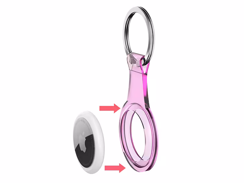 حلقه ایر تگ اپل آها استایل AhaStyle WG35 Protective Case Buckle Key Ring AirTag