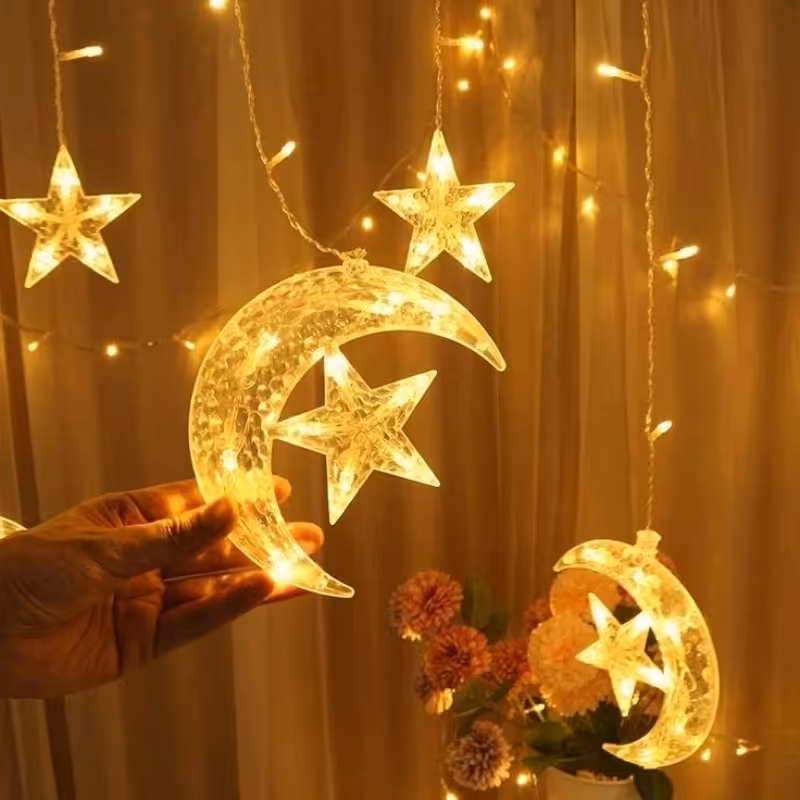 ریسه آویز ماه ستاره