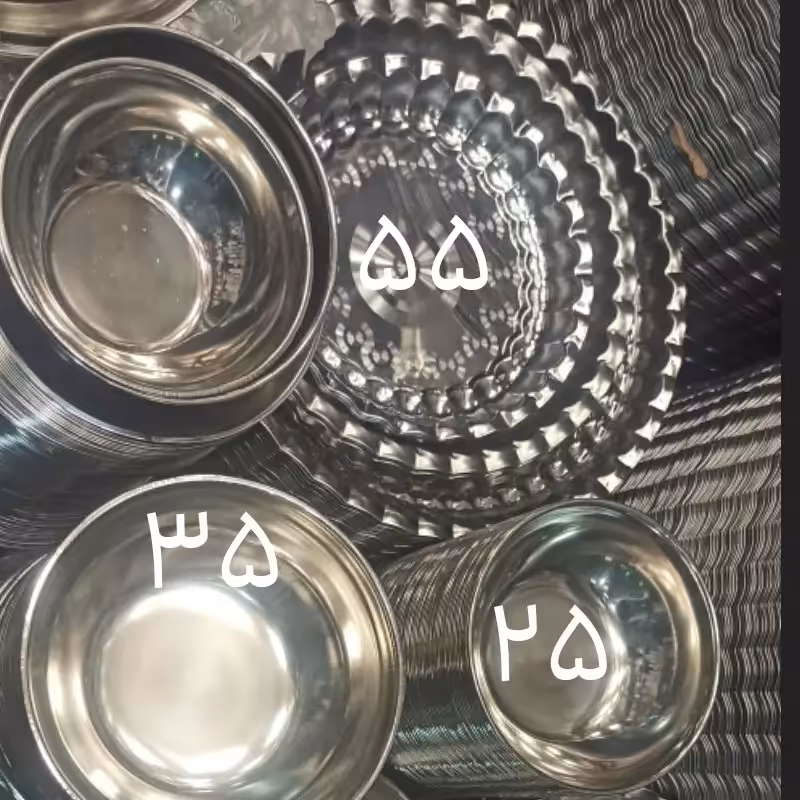 سینی بندانگشتی لب کنگره سایز30یا سومی حدود28سانت