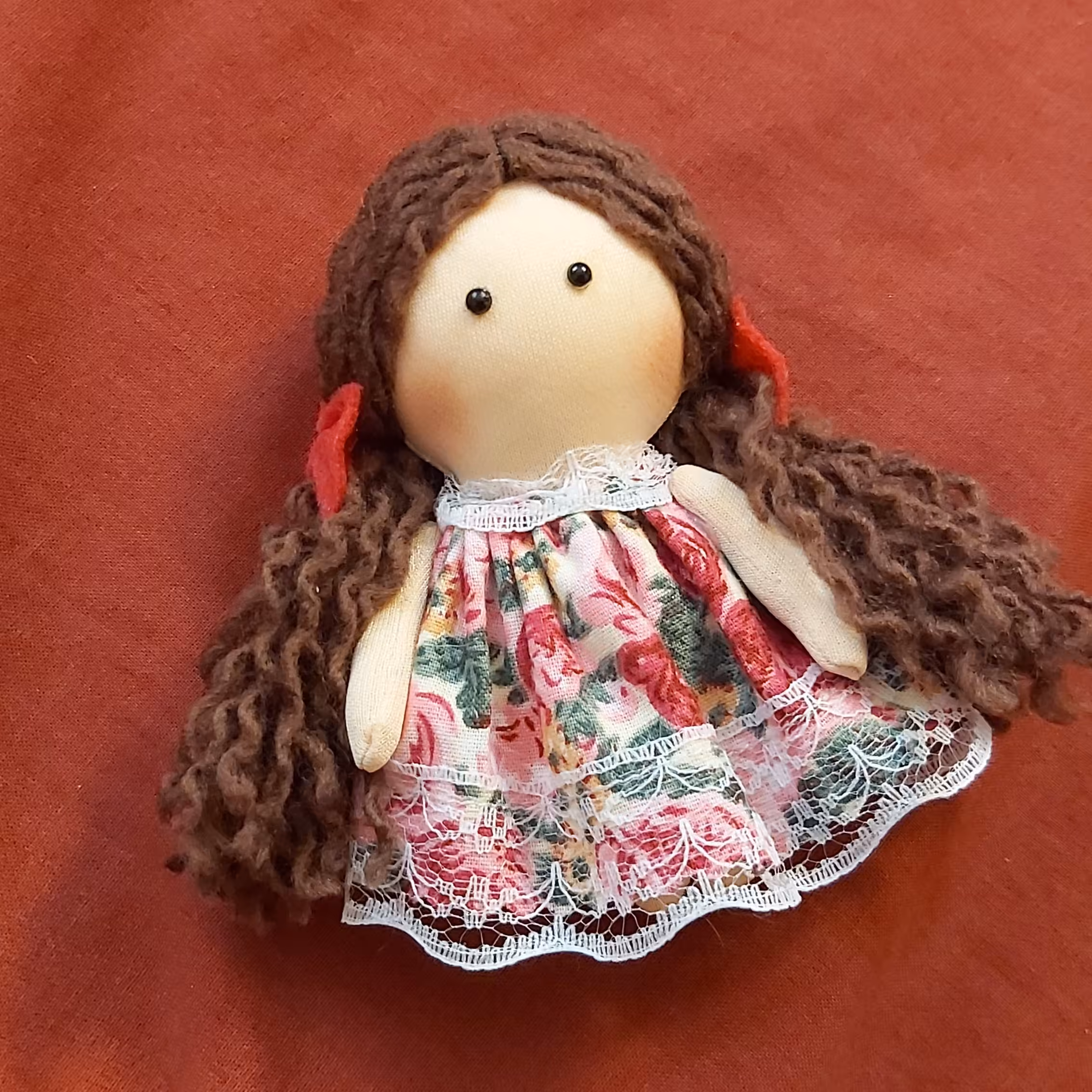 عروسک 10 سانتی پارچه ای