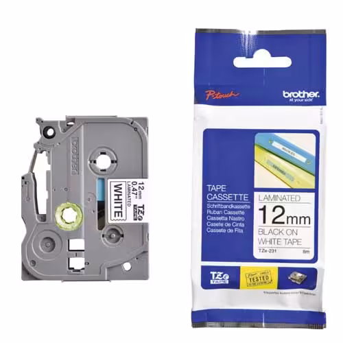 برچسب لیبل پرینتر برادر مدل TZe-231