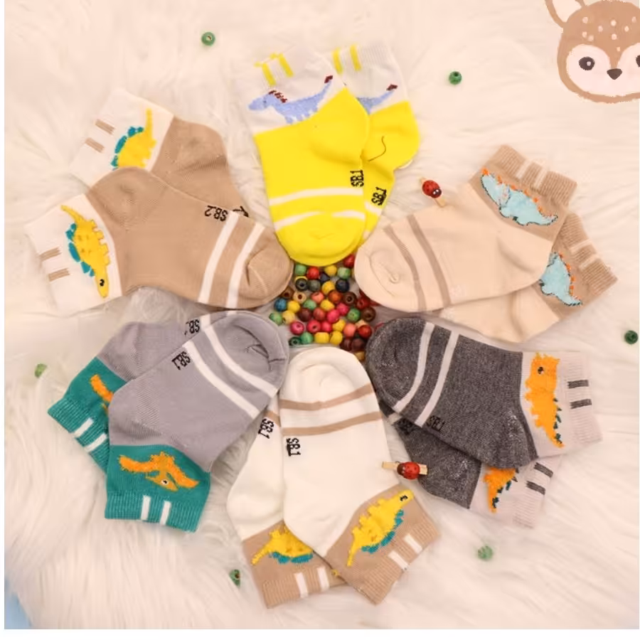 جوراب پسرانه دایناسوری 