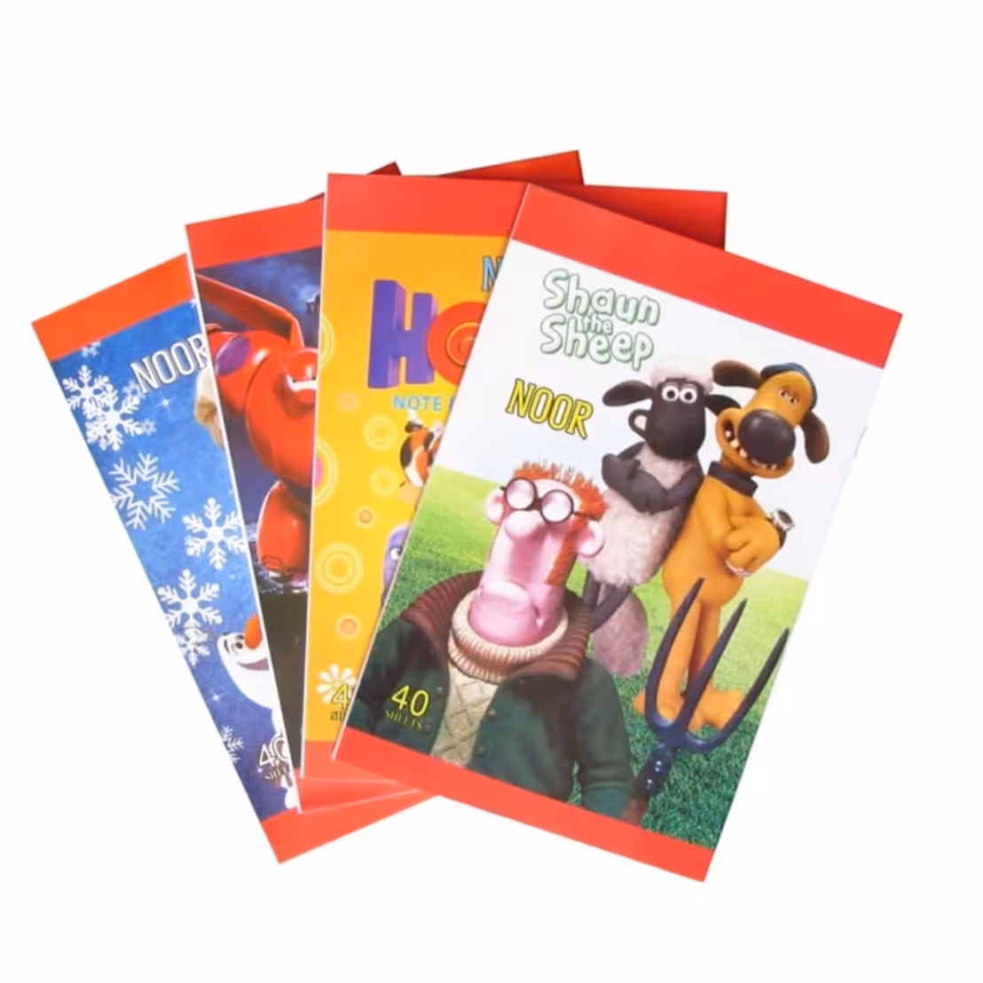 دفتر 40 برگ منگنه ای خط دار بسته 24 جلدی