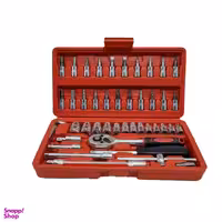 ست آچار بکس پرو باس مدل BS-46 مجموعه 46 عددی