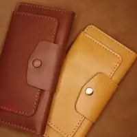 کیف پول اسپرت دست دوز چرم طبیعی بهترین کیفیت