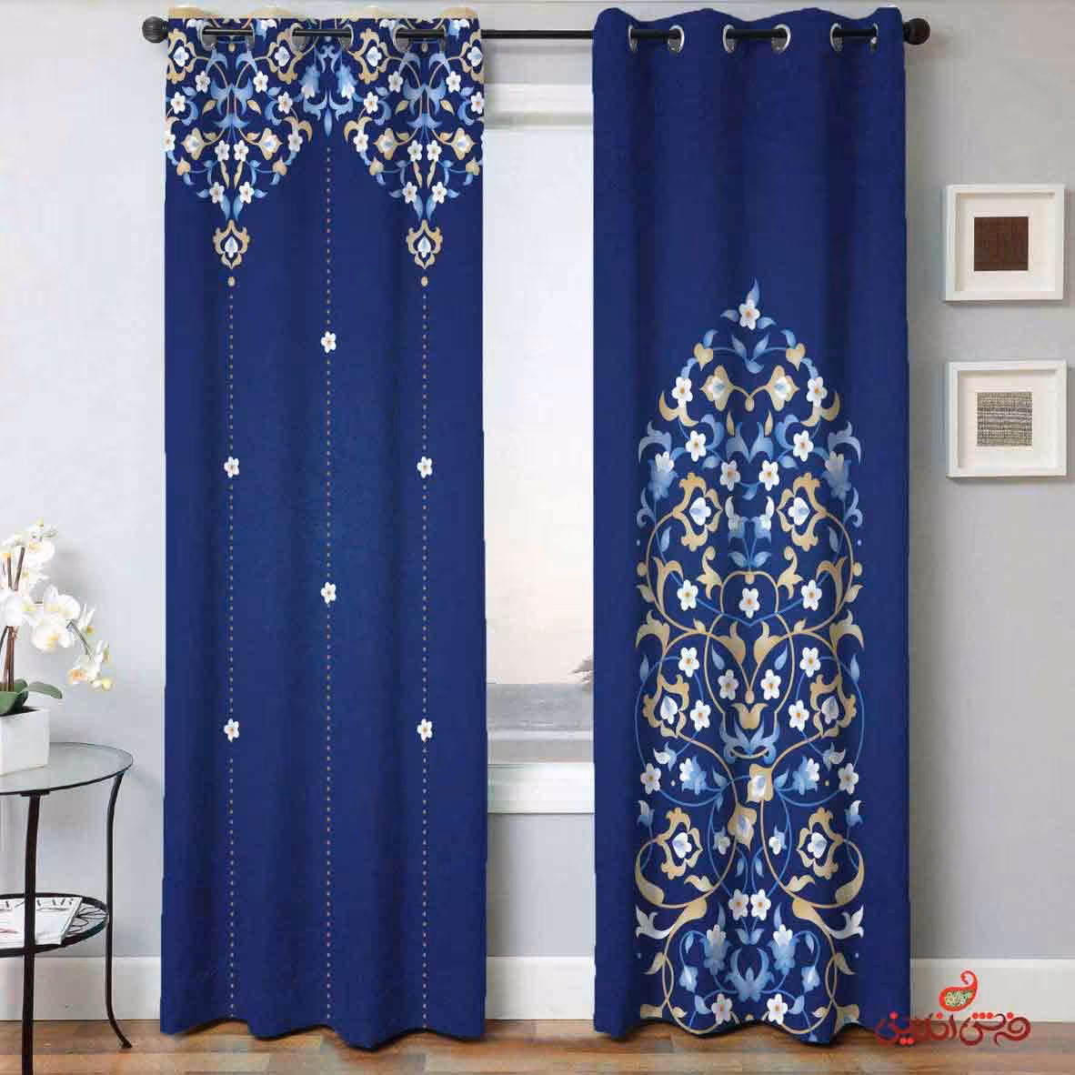 پرده 2عددی سنتی کد 2015