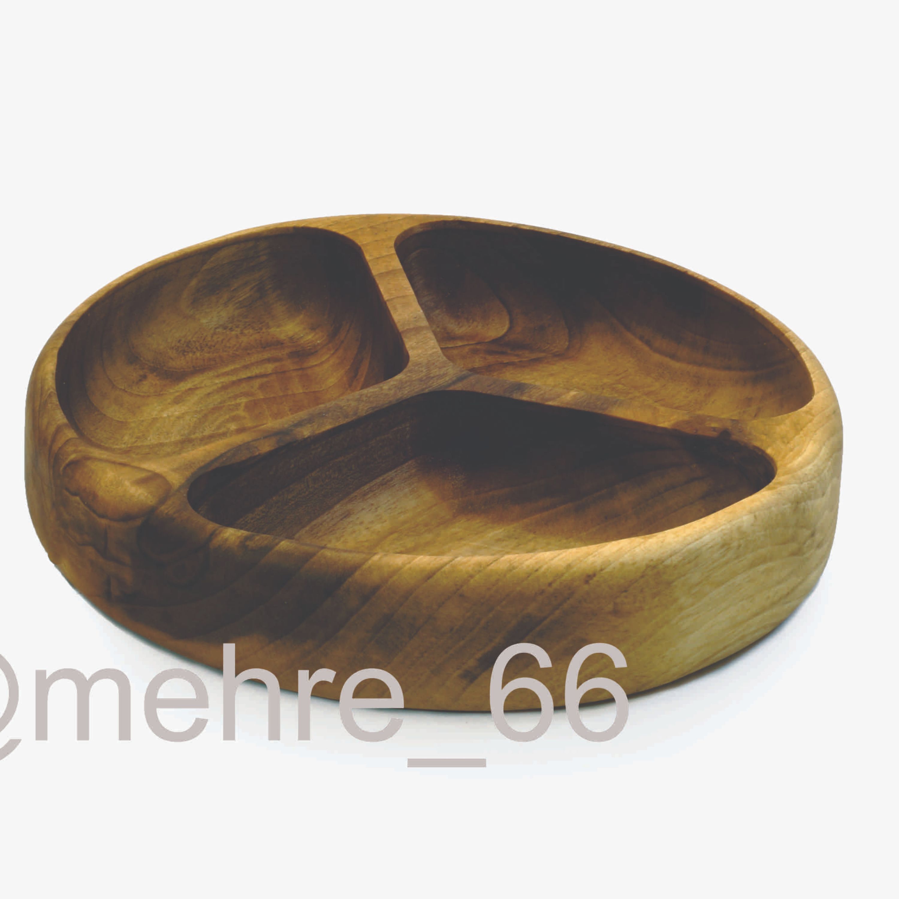 ادو خوری سه خونه با چوب گردو