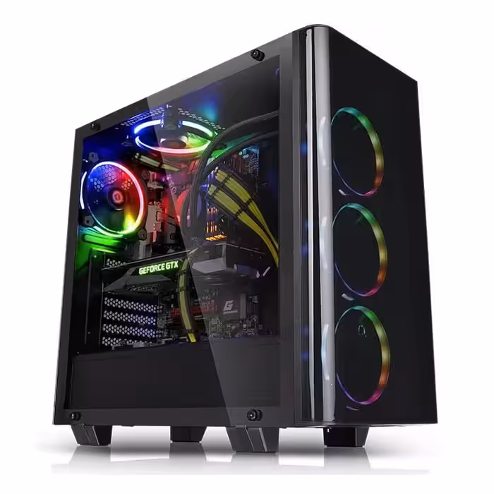 مشخصات، قیمت و خرید کیس کامپیوتر ترمالتیک مدل Thermaltake View 21 TG RGB