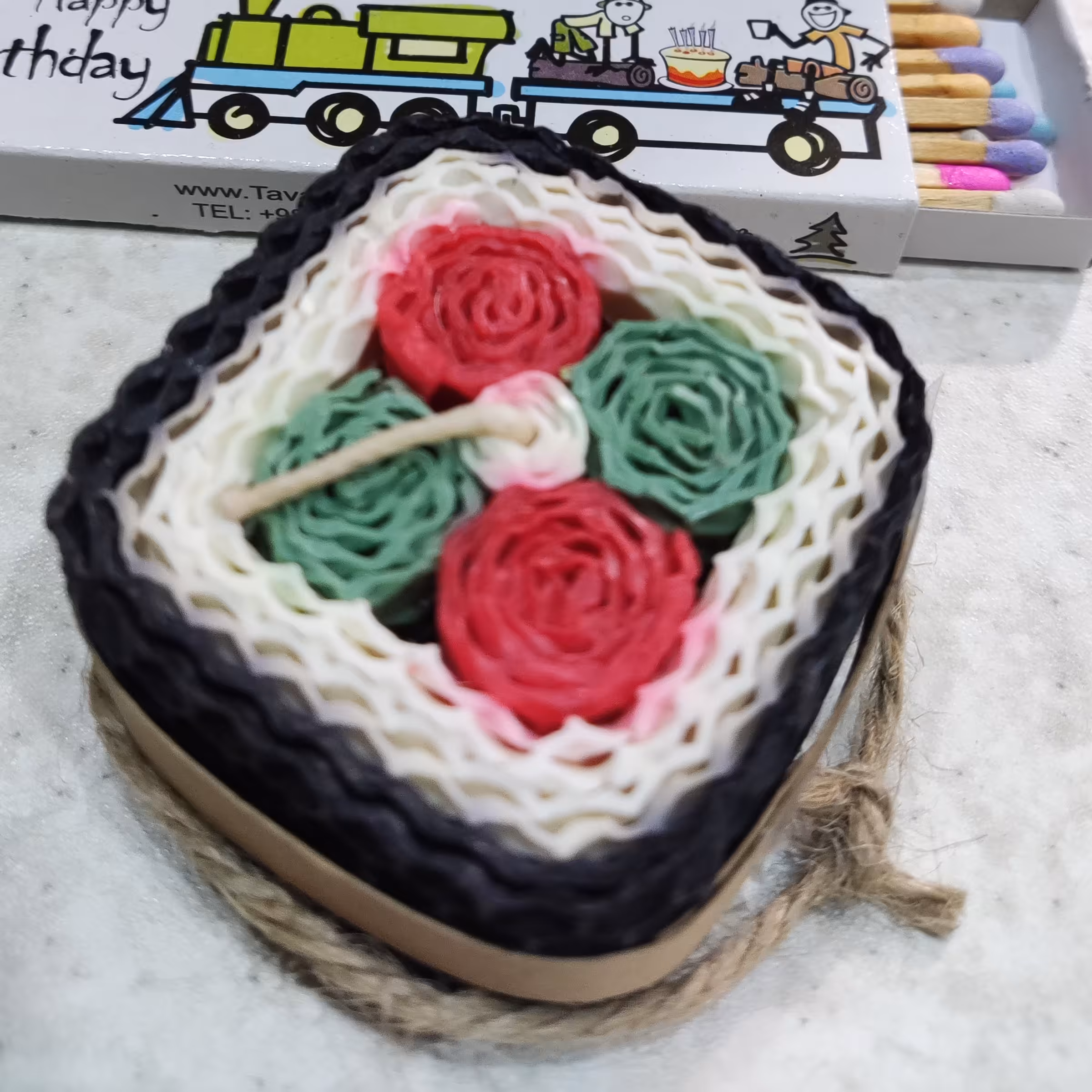 شمع مومی طرح سوشی