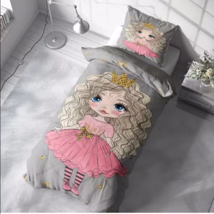 سرویس روتختی یک نفره 4تیکه طرحهای دخترانه ارسال رایگان قیمت فوق العاده 